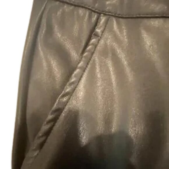 Ladies Black Joe Benbasset Faux Leather Fashion Pants Size Medium - Picture 3 of 6